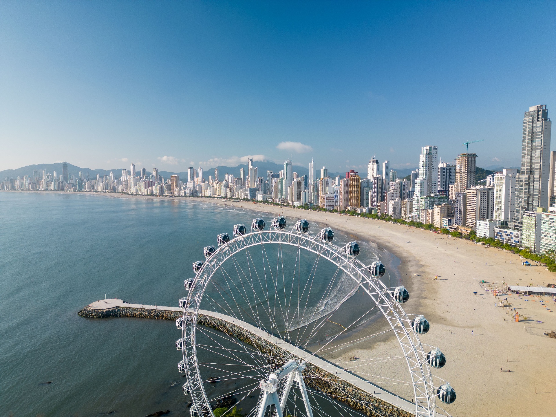 Vista aérea de Balneário Camboriú