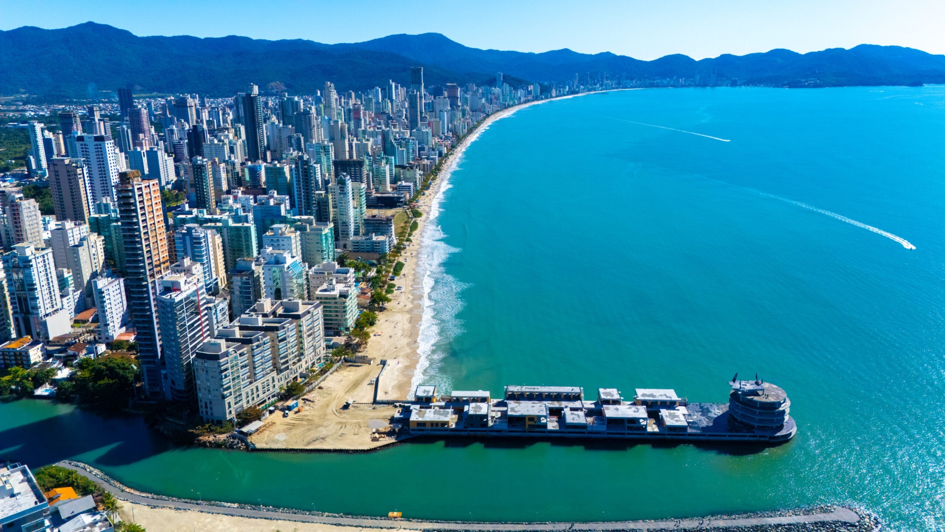 Vista aérea de Itapema