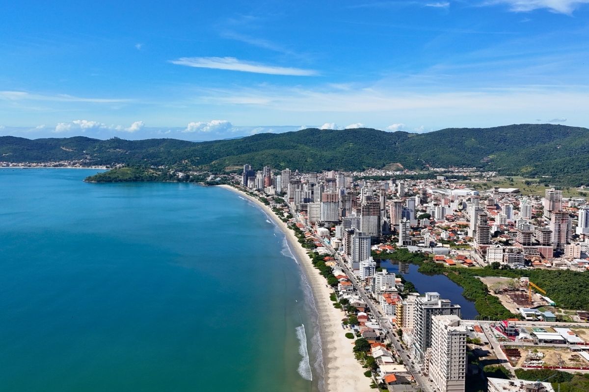 Vista aérea de Porto Belo