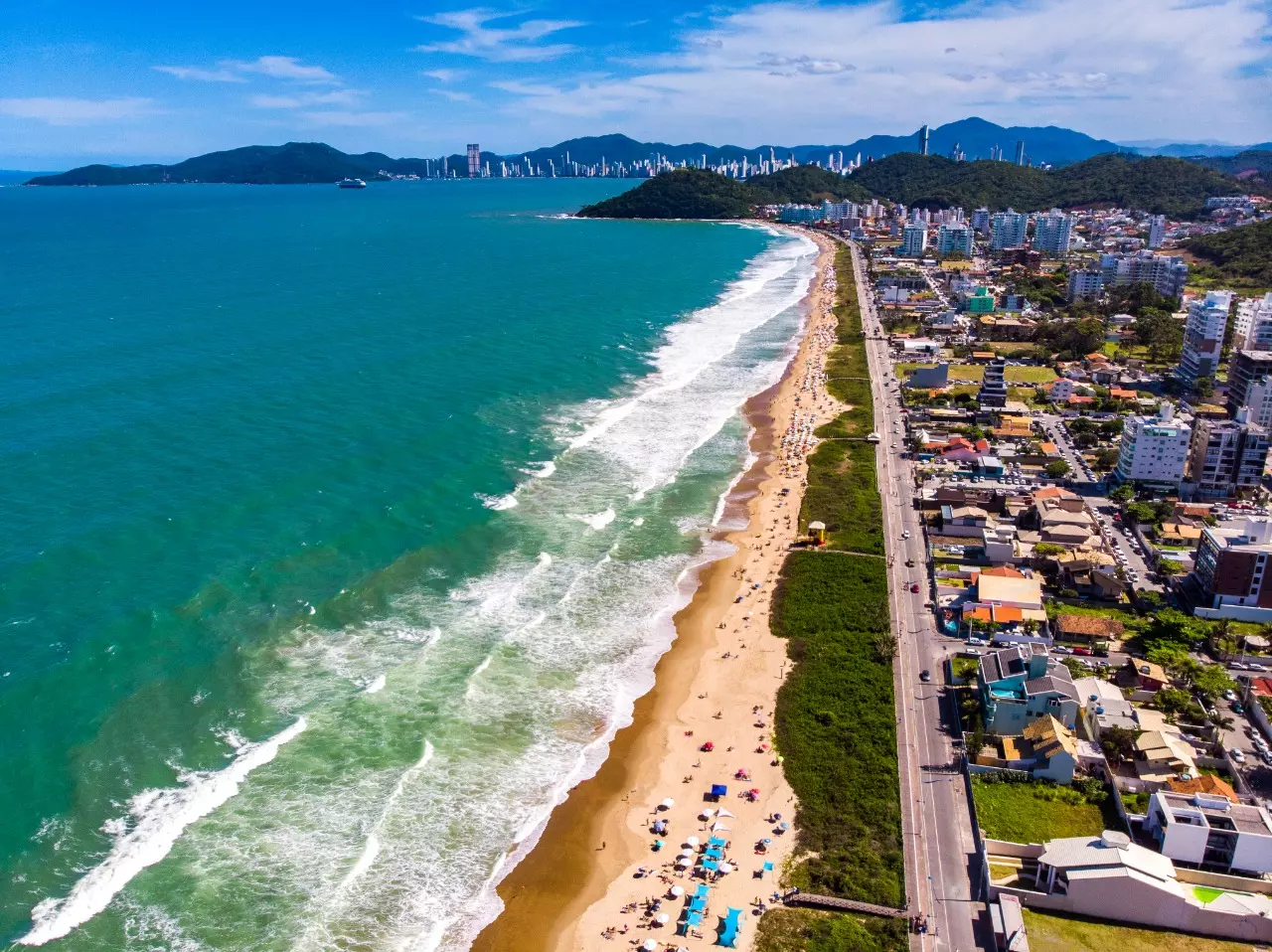 Vista aérea de Praia Brava
