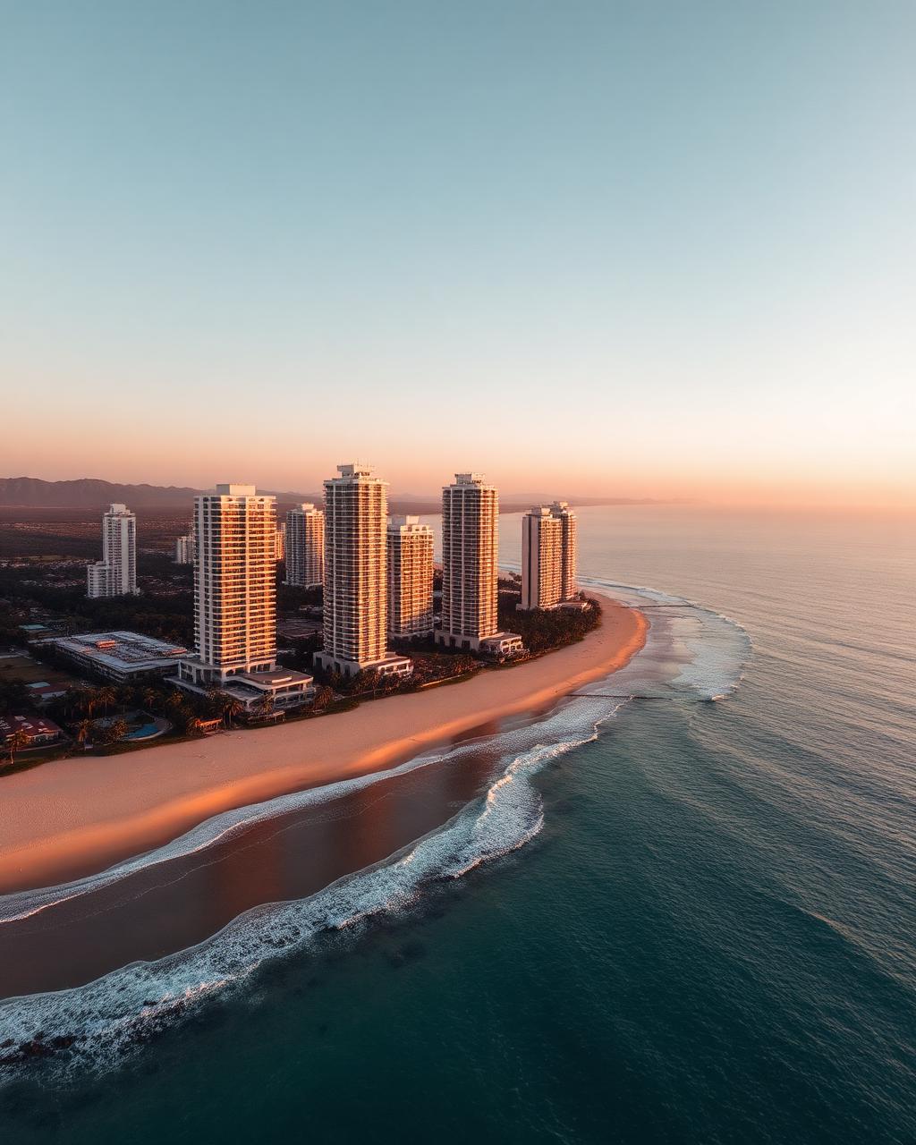 Vista aérea de Praia Brava